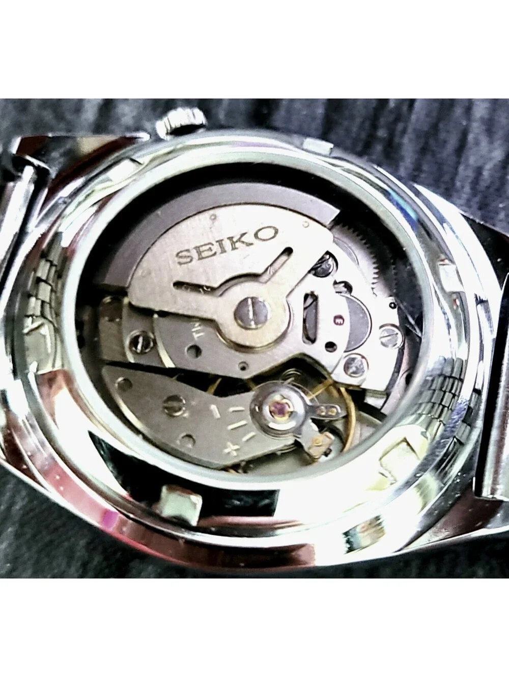 Rare Vintage Retro Seiko Geo Dial Date Mens Watch Exb Mod